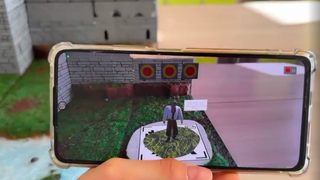 AR-приложение для интерактивной диорамы