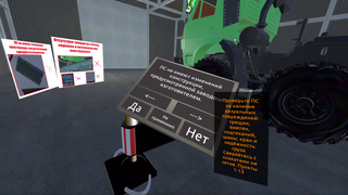 VR-симулятор осмотра подъемного крана